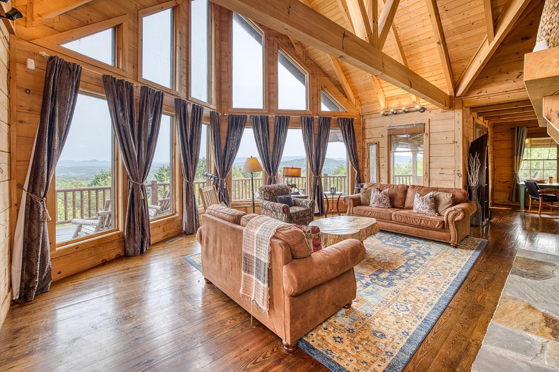 Sky High Lodge By Bk Stays. Large Cabin. Amazing Views. Game Room. Jacuzzi. Six Bedrooms. Sleeps 12 Blue Ridge Exterior foto