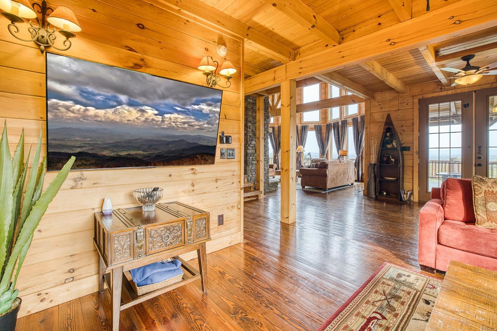 Sky High Lodge By Bk Stays. Large Cabin. Amazing Views. Game Room. Jacuzzi. Six Bedrooms. Sleeps 12 Blue Ridge Exterior foto
