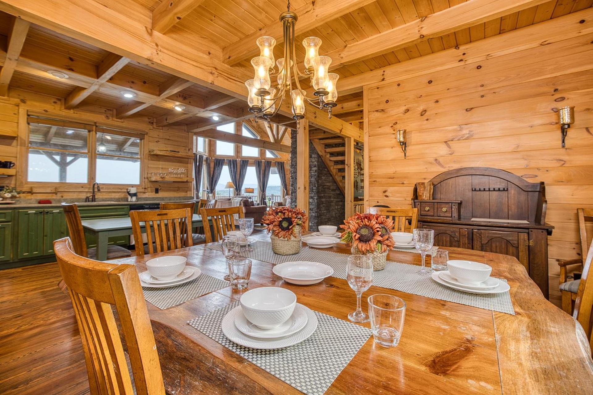 Sky High Lodge By Bk Stays. Large Cabin. Amazing Views. Game Room. Jacuzzi. Six Bedrooms. Sleeps 12 Blue Ridge Exterior foto